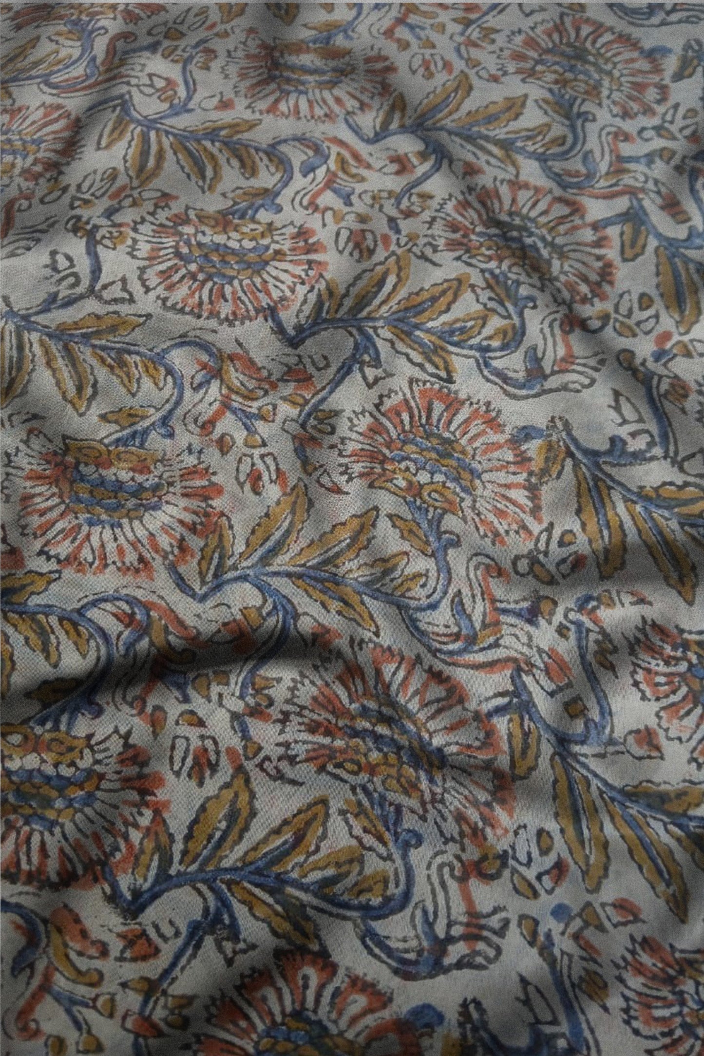 Kalamkari on gorgette fabric