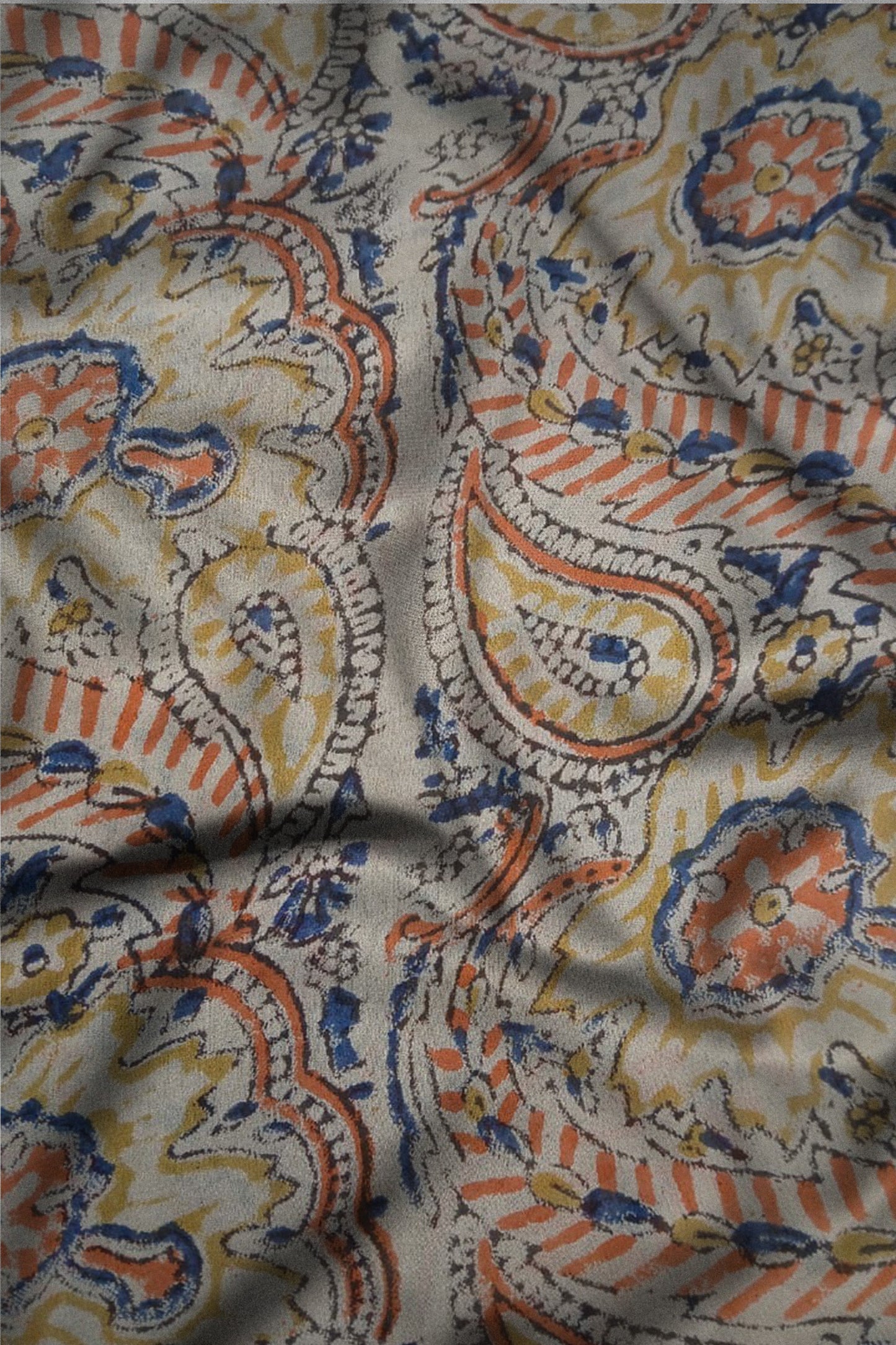 Kalamkari on gorgette fabric