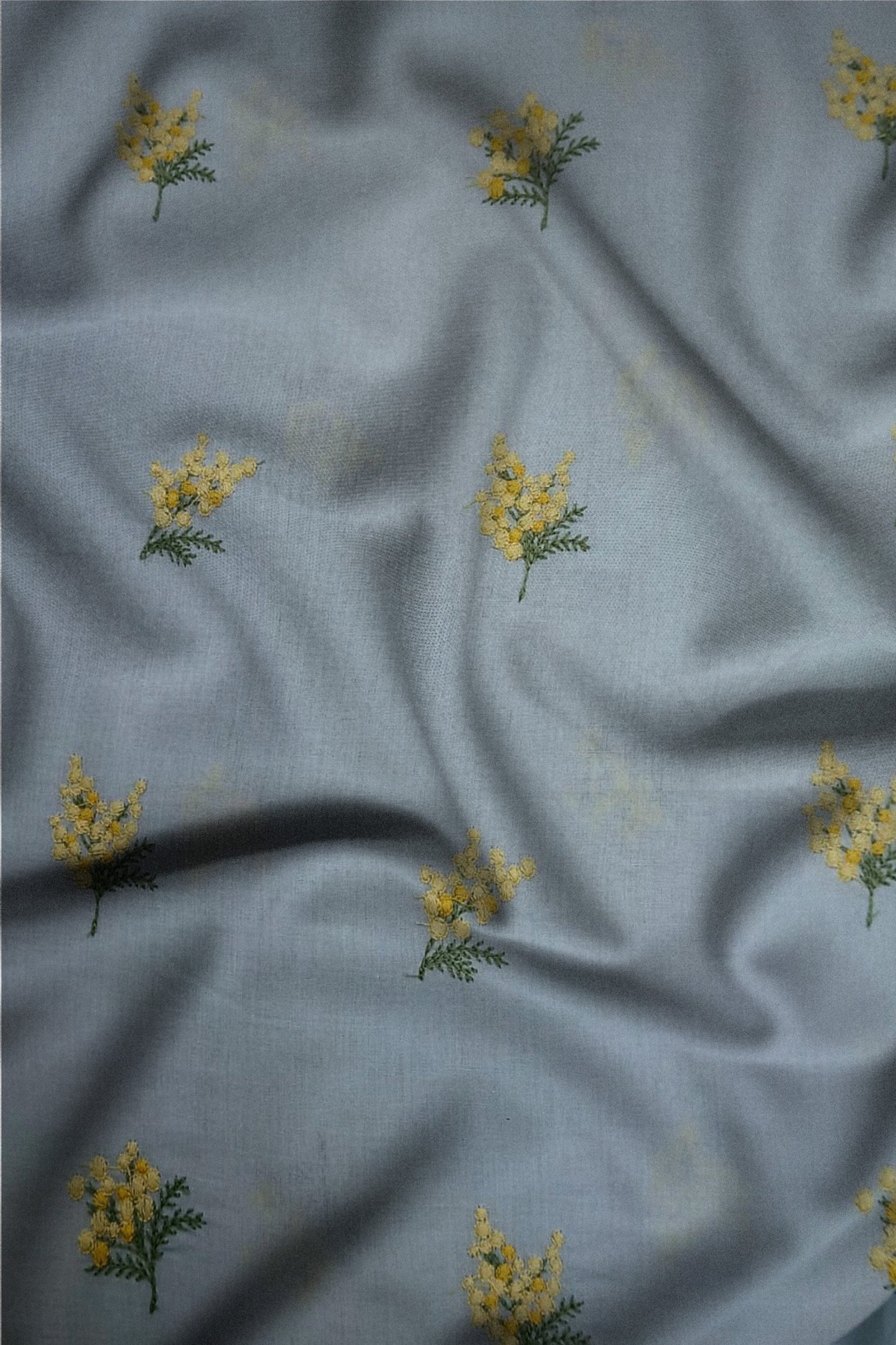 Embroidery on cotton fabric