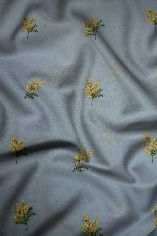 Embroidery on cotton fabric