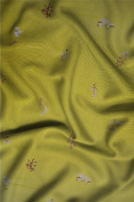 Embroidery on cotton fabric