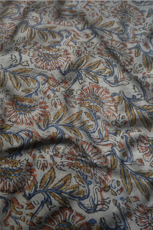 Kalamkari on gorgette fabric