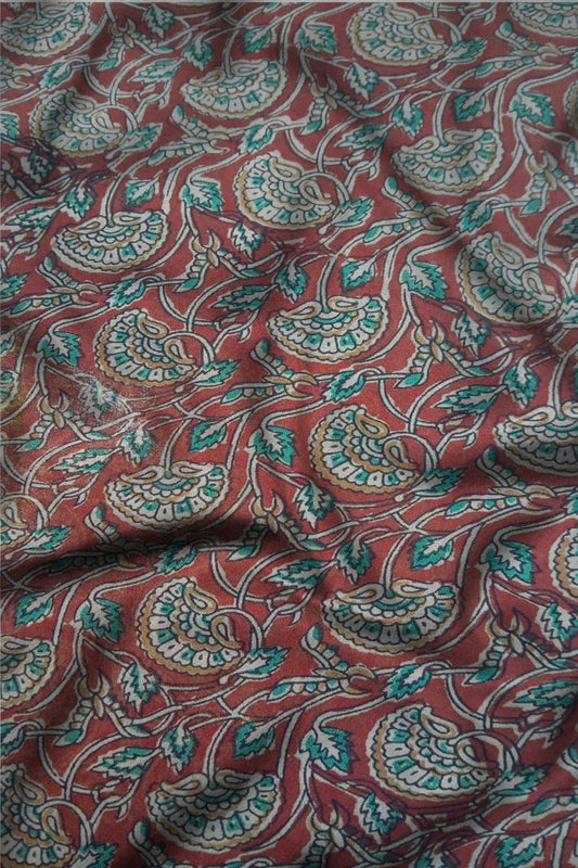 Kalamkari on cotton gorgette